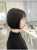 丸みショートボブ