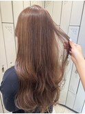 ピンクベージュ/ショコラベージュ/アースカラー/髪質改善/韓国