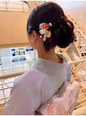 和装シニヨン