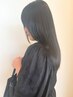 【新規限定★自然な艶】カット+ボリュームダウンストレート ¥15,000