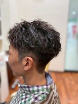 美容室ヒラトヤ 都南店&nbsp;スパイラルパーマ刈り上げツーブロックメンズヘア