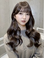 エヌアイ オモテサンドウ(ni omotesando)&nbsp;上品韓国ヘア◇くびれヘア顔周りカットショコラグレージュカラー