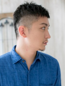 モッズヘアメン 札幌月寒店(mod's hair men) 社会人オシャレ坊主ブラック爽やか就活フェードカットr札幌月寒