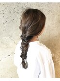 amy. ハイライト&ローライトをちりばめた外国人風ロング