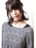 (銀座)簡単☆編みこみハーフアップアレンジ