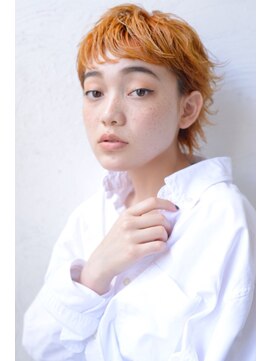 ルタ(LuTa by siesta＆LiCO) LuTa☆吉祥寺スパイキーオレンジカラー×ショート