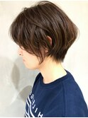 くびれマッシュショートグレージュ_ハイライトカラー_ba278862