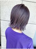 バイオレットグラデーションミディアム『NABLA』『倉敷美容室』