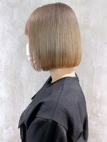 アイティーバイアルバム 藤沢店(IT by ALBUM)&nbsp;ベージュボブ_ミニウルフテラコッタくすみブルー_ba323952