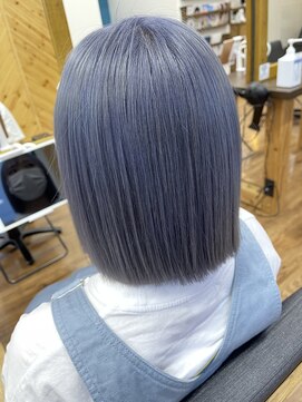 ルッカヘアガーデン バイ ラッシュゴールド(RUCCA HAIR GARDEN by LUSH GOLD) プラチナブルーカラー