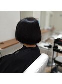 ボブ、ヘアマニキュアダークブラウン　大分/春日