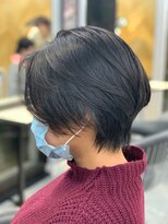 カーサ バイ ハミュウ たまプラーザ(CASA by Humium)&nbsp;20代30代大人可愛い小顔レイヤーマッシュショートグレージュ