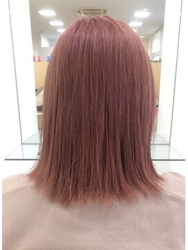 ヘアポジション 大曲北店 HAIR Position ピンク系カラー.ブリーチカラー