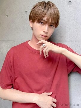 オーブ ヘアー アンリ 梅田店(AUBE HAIR unli) 20代・30代_ハイトーンマッシュ