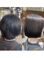 ブローテ ヘアアンドメイク(brote hair&make) ボブ縮毛矯正