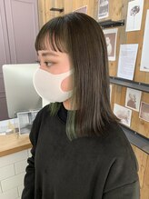 エマのインナーカラーcollocation