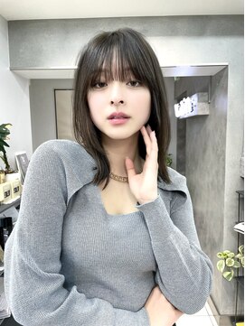 ヴェイン 渋谷(vain) くびれミディ/レイヤーカット/ミディアム/インナーカラー/渋谷