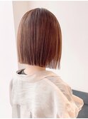 小顔ボブ×美髪[ぱつっとボブ/縮毛矯正/横浜韓国]