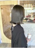 【iru /谷町/上本町】赤み消しで透明感!!オリーブカラー♪