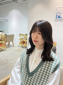 コレット 宇都宮(collet Gigi) 前髪/ピンクベージュ/インナーグレージュ/くびれヘア