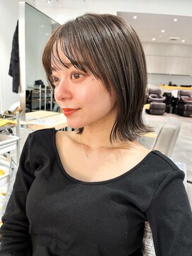 アンアミ キチジョウジ(Un ami Kichijoji) 大人ボブ×オリーブグレージュ 堀越太真樹