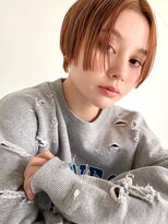 外国人風ショート/ハンサムショート/耳掛けショート