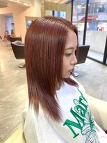 ロックワークオレンジ 西中島店(ROCK WORK ORANGE)&nbsp;ブリーチ履歴一回　＊ 暖色系カラー