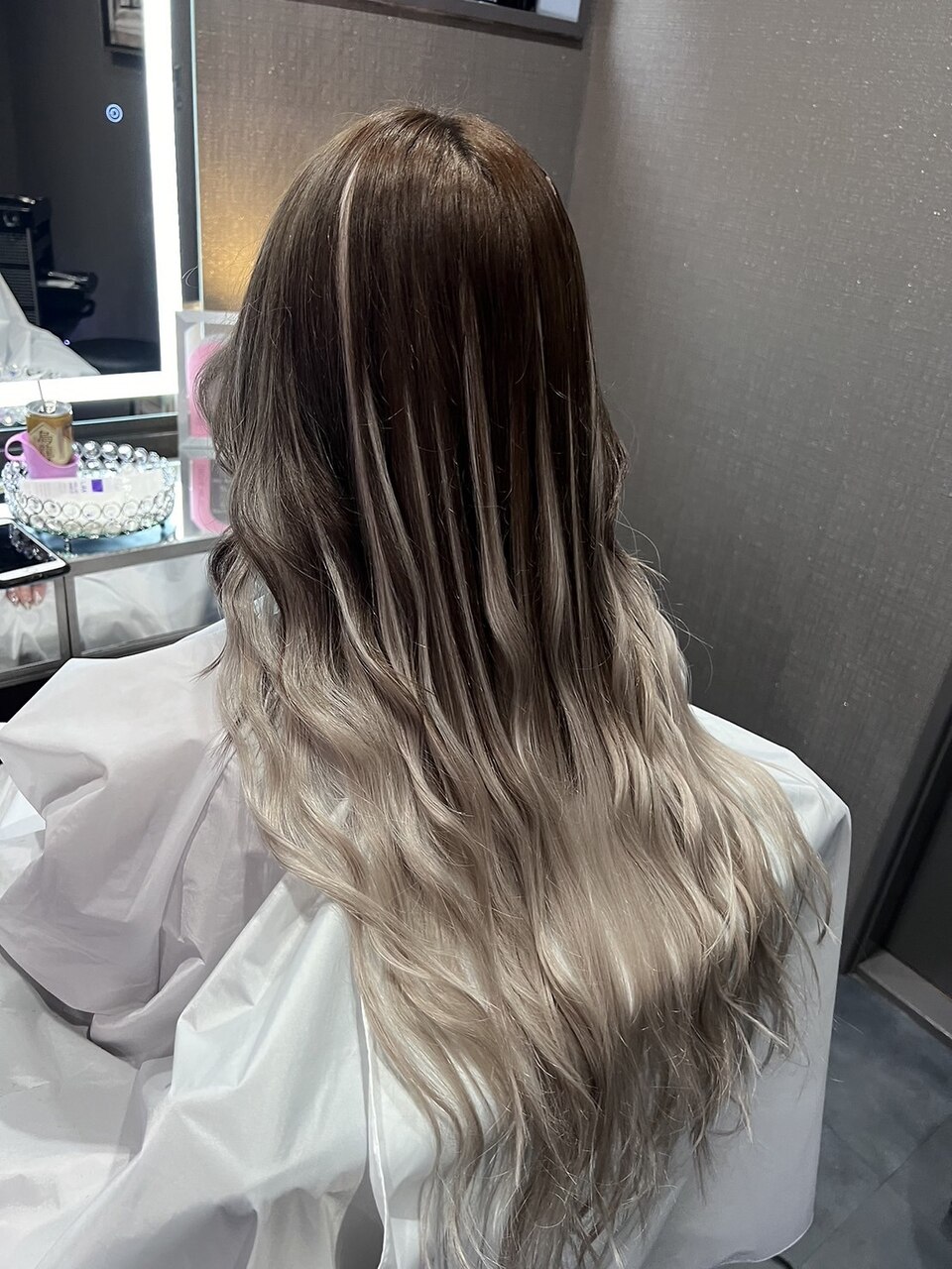 2025年春】#バレイヤージュ風 #シールエクステのヘアスタイル
