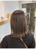 切りっぱなし外ハネボブ◎グレージュ