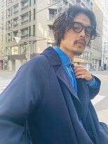 表参道roijir メンズ縦落ちパーマ