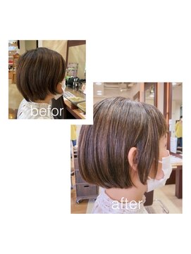 ヘアーガーデン ハニワ(Hair Garden 葉庭) RUKAお客様スタイル