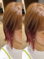 ネオリーブカップ 町田店(Neolive capu)&nbsp;イヤリングカラー＊ピンクカラー【町田/暖色/ブリーチ】