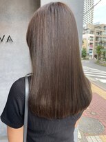 ロウ 町田(ROW)&nbsp;大人かわいいエギョモリ ミルクティーブラウン ひし形シルエット