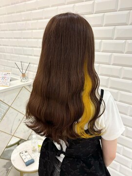 リルミー(Lilme) ブラウンベージュ×インナーイエロー＊まゆ