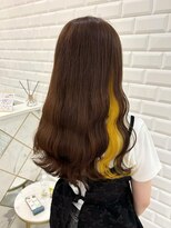 リルミー(Lilme) ブラウンベージュ×インナーイエロー*まゆ