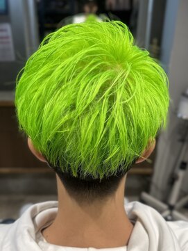 チルチェア 吉祥寺店(CHILL CHAIR) カラー×ツーブロックスタイル<理容室> <吉祥寺>