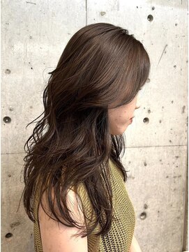 オーサム 下北沢(THE AWESUM) 大人ミディ/レイヤーカット/ブラウンベージュ[下北沢/下北沢駅]