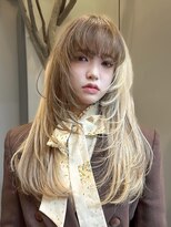 シティ 薬院(SITY.) 薬院　ブリーチカラー　ブロンドカラー　レイヤーカット