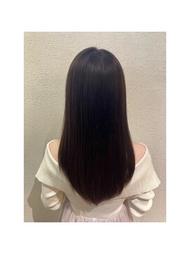 エルサフィロ キタハマ(el zafiro kitahama) 20×30×40代×似合わせカット×オリーブグレージュ×ツヤ髪ケア