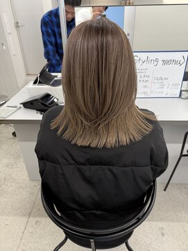 クレア 上大岡(CREA) ハイライトバレイヤージュダブルカラーケアブリーチ30代40代50代