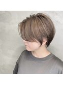 大人かっこいいハイライトショート