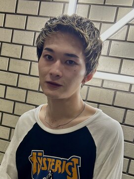 パークレーン アイス イヴェン(park lane ICI yeven) メンズカットシースルーマッシュハイライトスパイキーショート