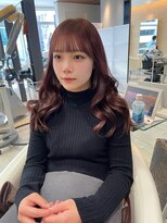 エアー 銀座(air)&nbsp;★岡田有加★似合わせ★銀座★ボルドーブラウンミディ