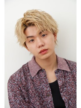 ソレイユトウキョウシブヤ(SOLEIL TOKYO shibuya) メンズ柔らか束感ブリーチショート