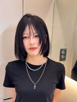 ロンドウル 熊本(Lond ulu) 縮毛矯正/くびれヘア/ハイライトカラー/アプリコットオレンジ