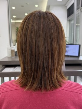 アルテヘアー(arte HAIR) 【arte HAIR】ミディアムヘア/切りっぱなし/くびれボブ