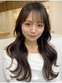 顔まわり顔周り前髪カットミディアムレイヤーロングレイヤー