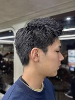 ニコ トウキョウ ロジック(nico TOKYO Logic)&nbsp;刈り上げアップバングスパイキーショートパーマスパイラルパーマ