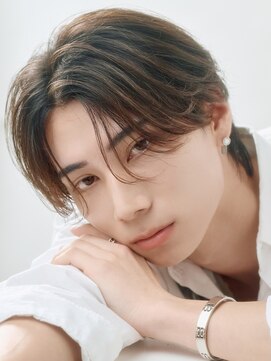 オーシャントーキョー 原宿(OCEAN TOKYO) 韓国風ナチュラルニュアンスパーマセンターパート