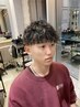 【メンズフルコースクーポン】メンズカット＋ハイライトorメッシュ+パーマ